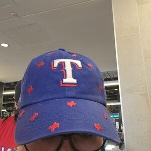 TEXAS RANGERS BALL CAP HAT WOMEN